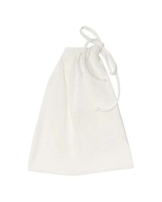 Burberry White Check Trim Bikini Top