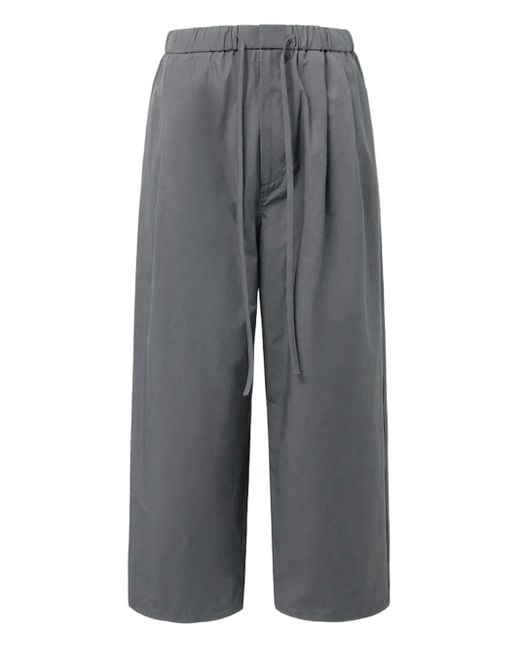 Amomento Plooibroek Met Trekkoord in het Gray voor heren