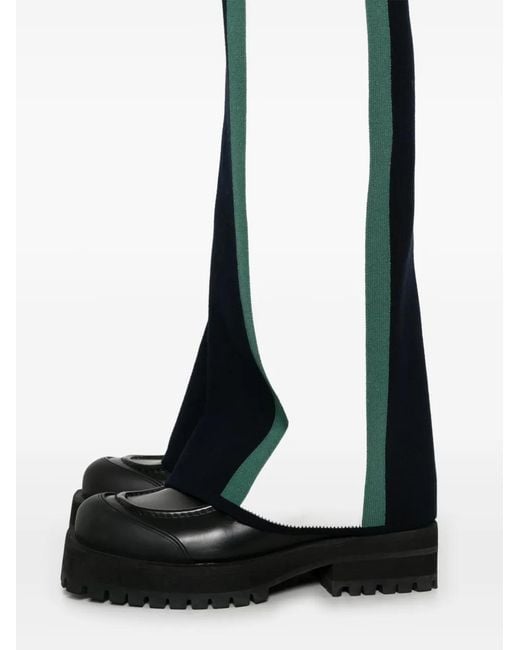Palm Angels Blue Racing Trousers