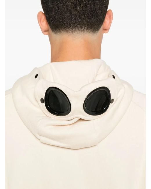C P Company Natural Zip-Fastening Sweatshirt for men