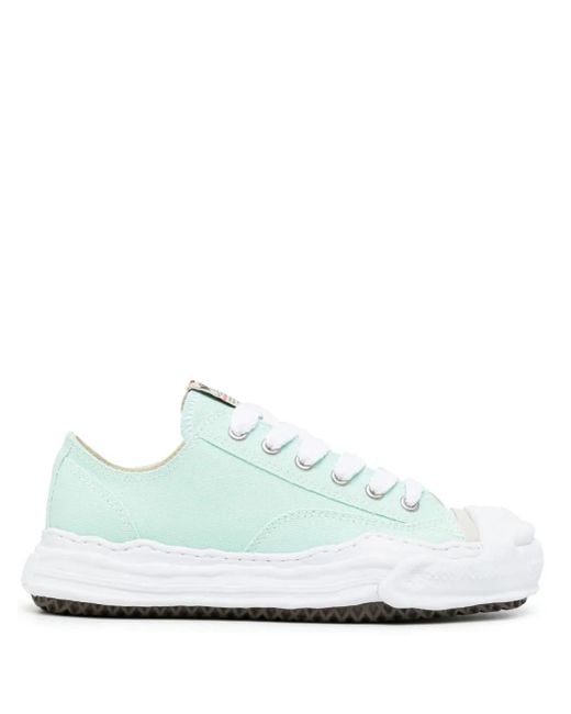 Maison Mihara Yasuhiro White "hank" Og Sole Canvas Low-top Sneaker