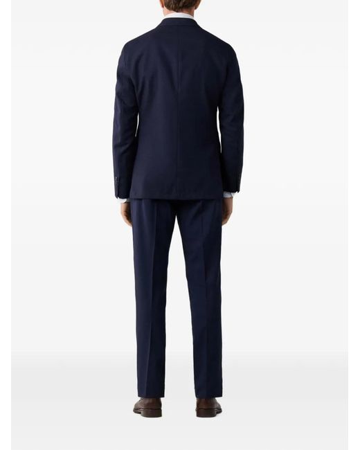 Hackett Blue Single-Breasted Blazer for men