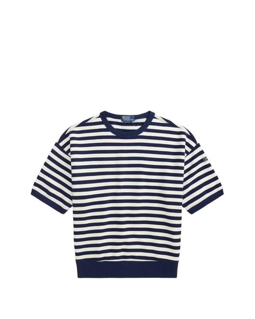 Polo Ralph Lauren Blue Striped T-Shirt for men
