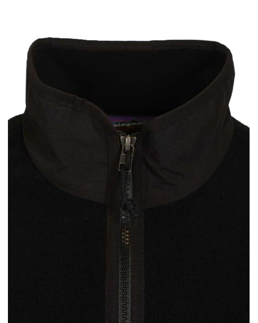 Patagonia Black Logo-Patch Fleece Jacket
