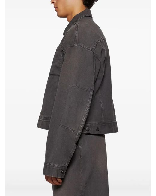 Entire studios Gem Denim Jack in het Gray