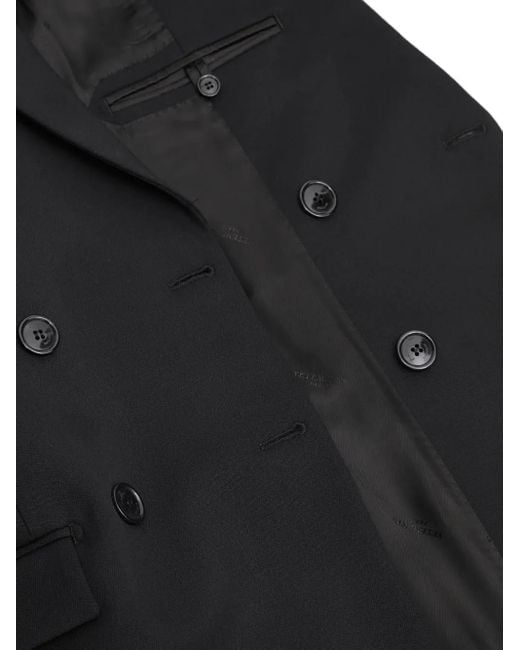 Manteau À Boutonnière Croisée Vetements pour homme en coloris Black
