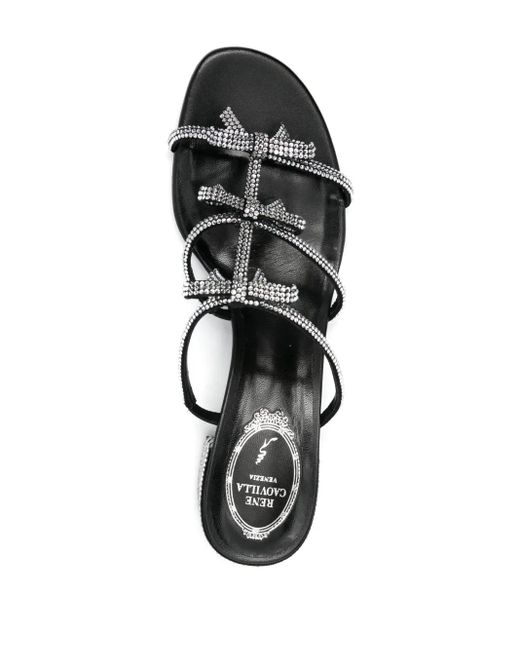 Rene Caovilla White Caterina 35Mm Mules