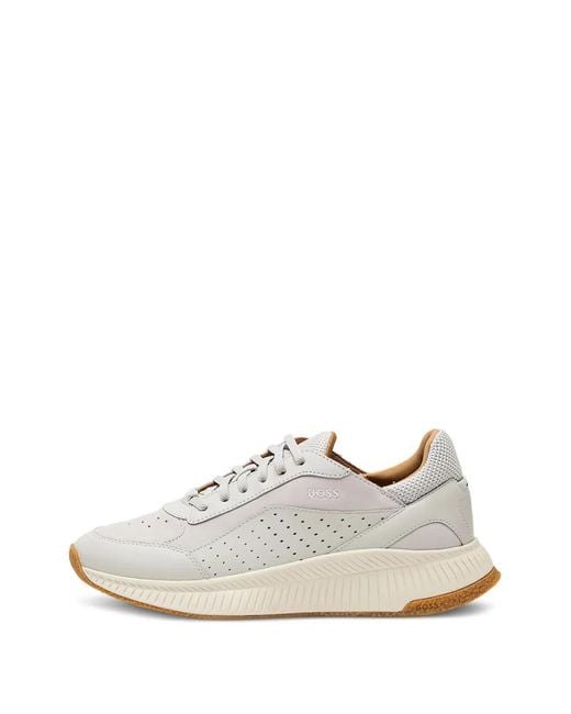 Boss White Ttnm Evo Trainers for men