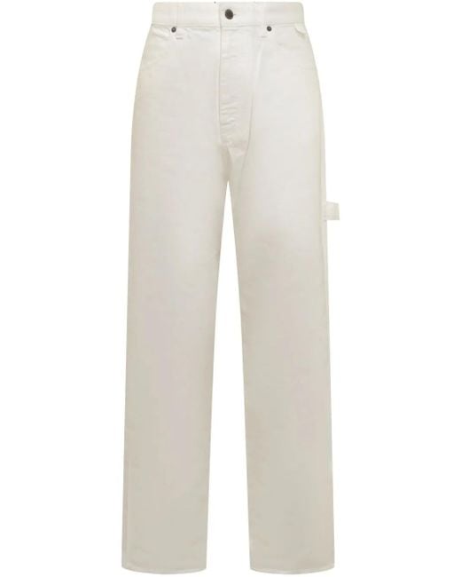DARKPARK White John Wide-Leg Jeans for men