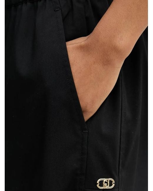 Liu Jo Broek Met Split in het Black