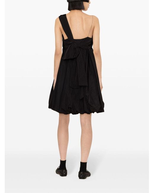 CECILIE BAHNSEN Black Victoria Puffball Mini Dress - Women's - Polyester/cupro/polyamide