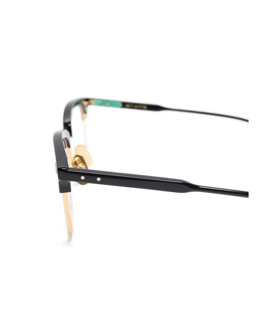 Thom Browne Black Square-Frame Glasses