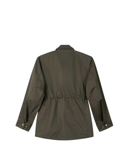 KENZO Green Paris Emblem Herringbone Jacket for men