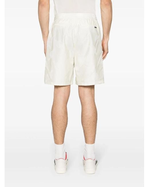 Daily Paper White Salim Monogram-Jacquard Shorts for men