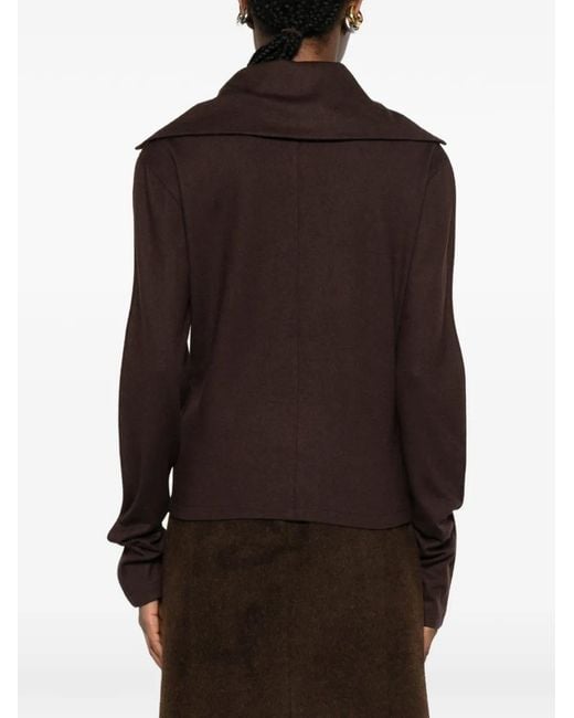 Entire studios Purple Half-Zip Sweatshirt