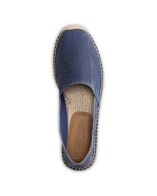 Polo Ralph Lauren Blue Round-Toe Espadrilles for men