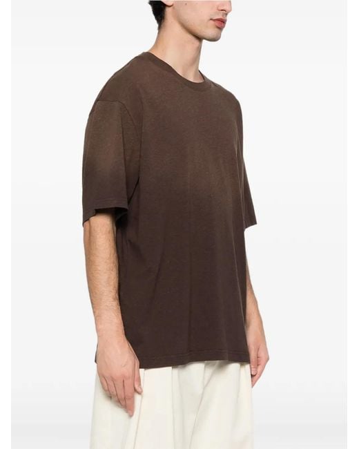 Axel Arigato Brown T-Shirt Bubble Reverse À Col Rond for men