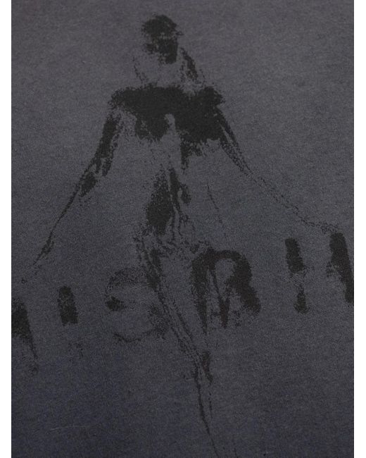 M I S B H V Katoenen T-Shirt Met Grafische Print in het Black voor heren