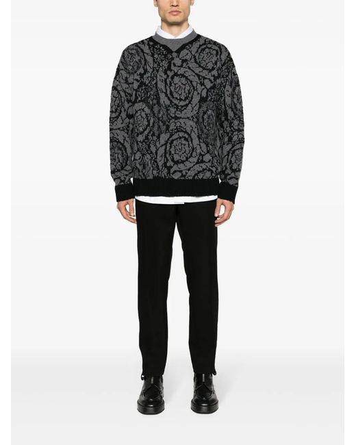 Versace Gray Sweater for men