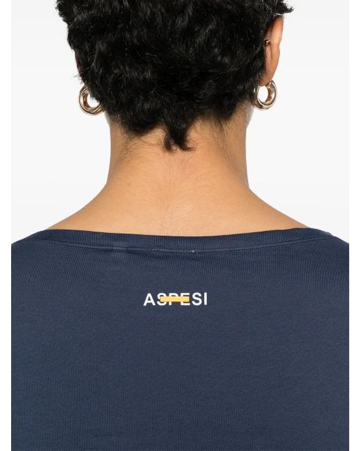Aspesi ロゴ Tシャツ Blue