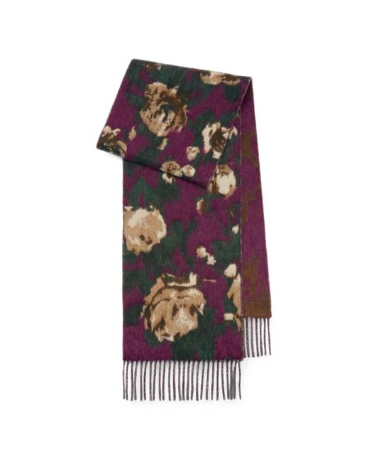 Burberry Purple Patterned Scarve