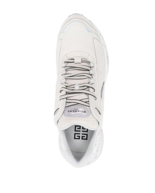 Givenchy White Tk-mx Suede Low-top Sneakers for men