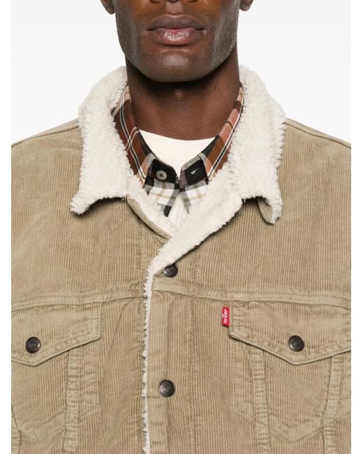 Levi's Natural Relaxed Fit Sherpa Trkr Timber Wolf for men
