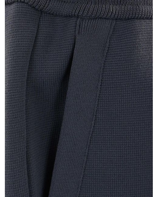 CFCL Blue Piqué Tapered Trousers for men