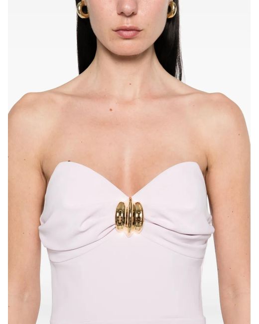 Elisabetta Franchi リボンディテール ドレス Pink