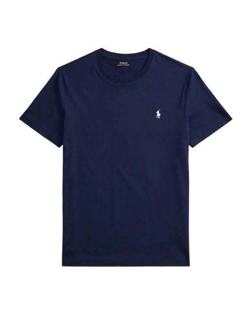 Polo Ralph Lauren Blue Short Sleeves Classic T-Shirt for men