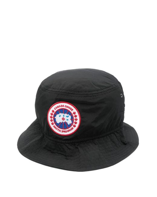 Canada Goose Black Haven Bucket Hat for men