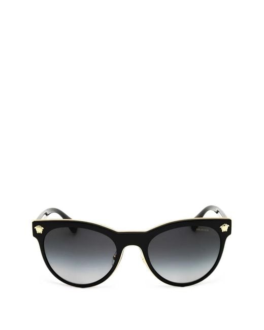 Versace Black Medusa Cat-Eye Sunglasses