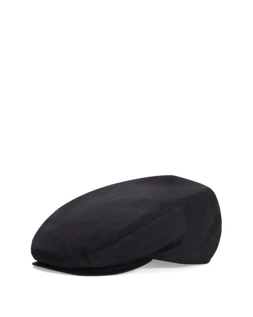 Dolce & Gabbana Black Striped Logo Hat for men