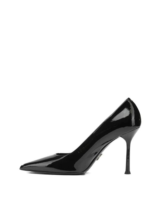 Sergio Levantesi Black Pointed Pumps