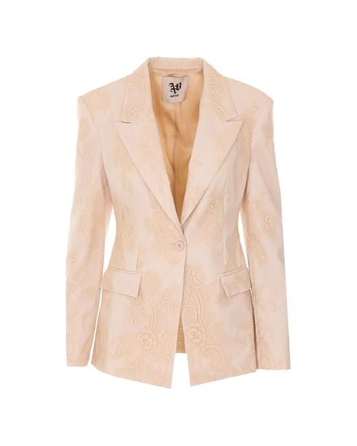 Aniye By Pink Lace-Embroidery Blazer