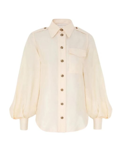 Zimmermann ユーティリティ シャツ Natural