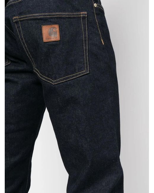 Carhartt Blue Klondike Straight-Leg Jeans for men