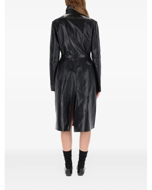 Our Legacy Black Belted Leather Jacket