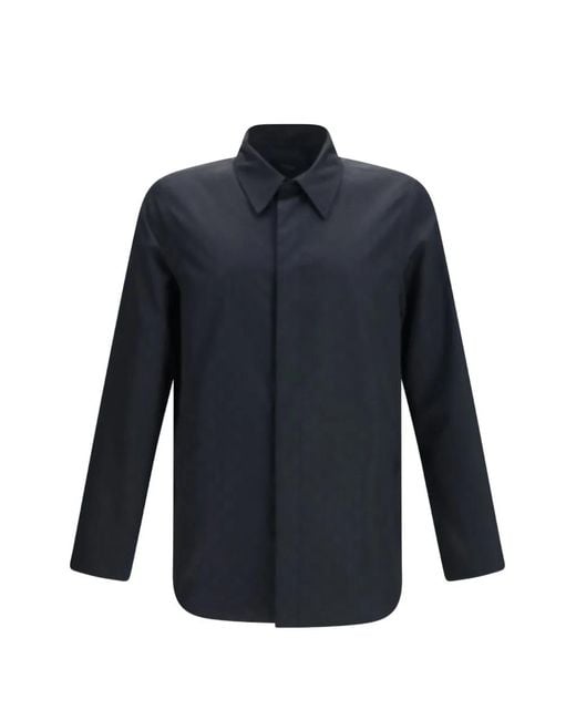 Gucci Blue Light-Faille Jacket for men