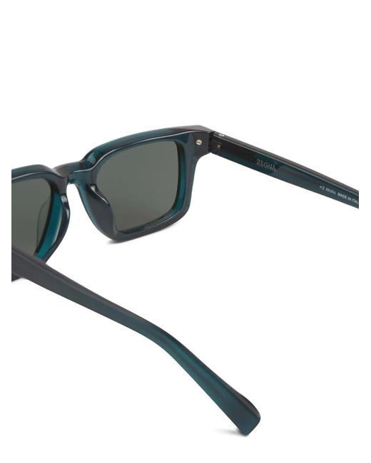 Zegna Gray Lunettes De Soleil À Monture Carrée for men