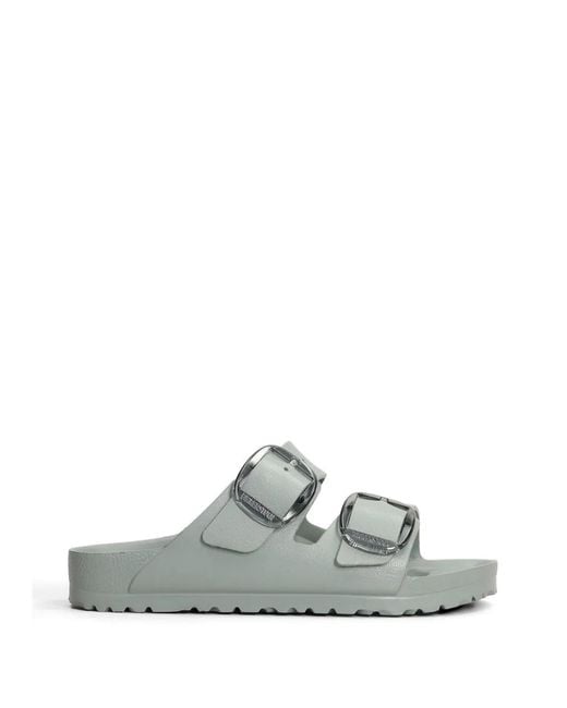 Birkenstock White Arizona Double-Strap Sandals