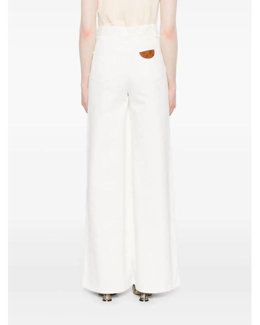 Chloé コットンパンツ White