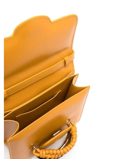 Chloé Orange Kattie Leather Cross Body Bag