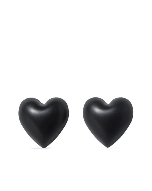 Roxanne Assoulin Black The Puffy Heart Earrings