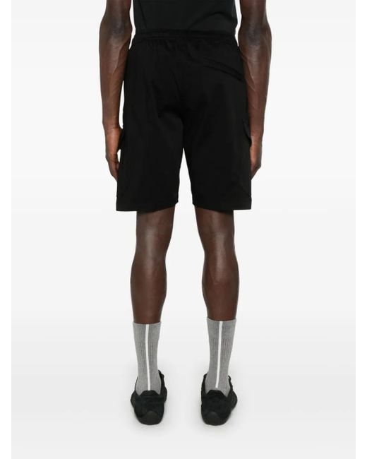 Short À Poches Cargo Stone Island pour homme en coloris Black