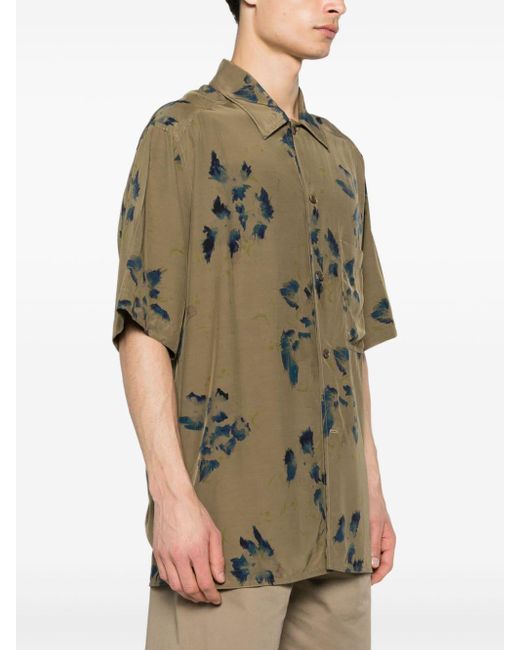 Camisa con estampado floral Lemaire de color Green