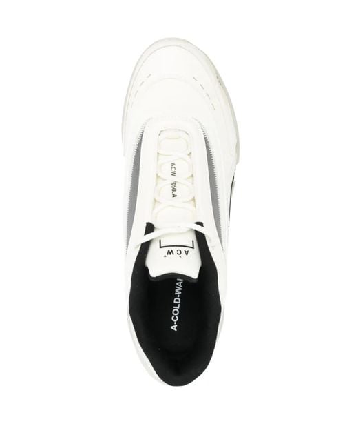 A_COLD_WALL* White Vector Low-Top Sneakers for men