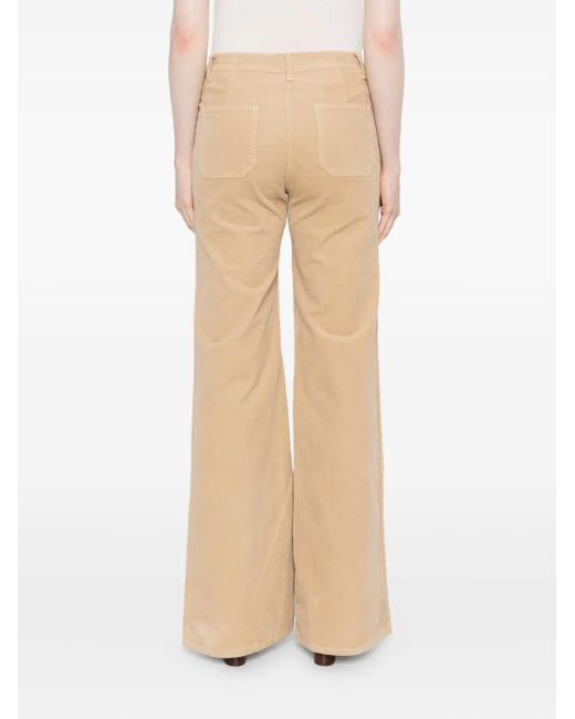 Pantalones con bolsillos de parche Nili Lotan de color Natural