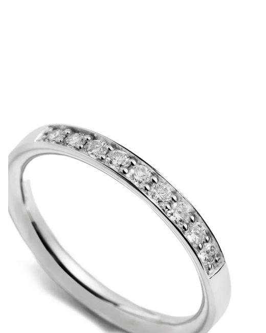 Monica Vinader White Essential Diamond Ring