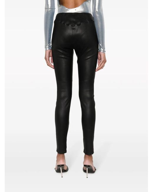 DSquared² Black High-Waist Skinny Leggings